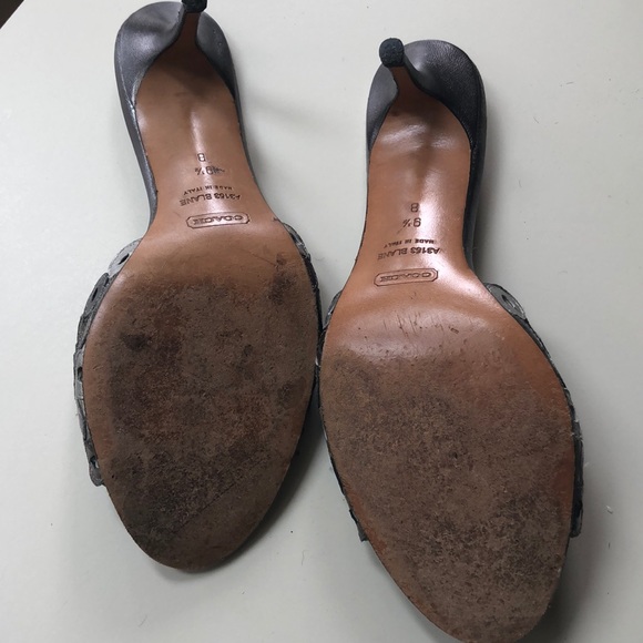 Coach kitten stiletto sandal some damage to heel - Picture 3 of 3